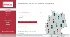 Desktop Screenshot of ombudschaft-jugendhilfe.de