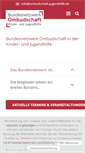 Mobile Screenshot of ombudschaft-jugendhilfe.de